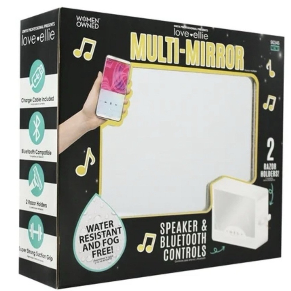 (NEW) Waterproof Bluetooth Speaker and Mirror/ Shower Speaker/ multi-mirror